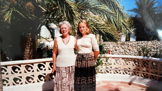 Sarah and Nanna in Altea 