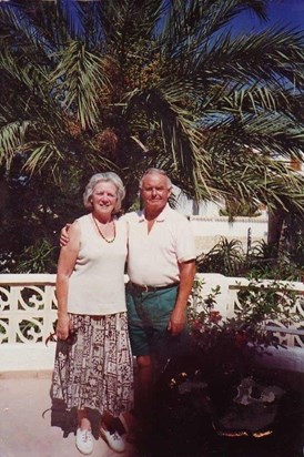 Nanna and Poppa at the Villa