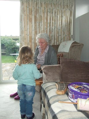 Eliza with Nanna