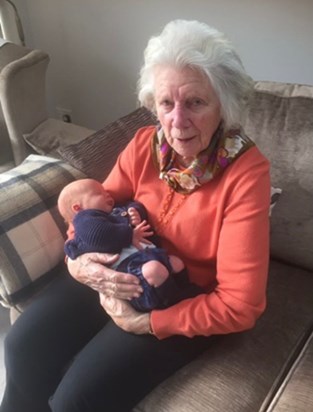 Nanna with Alfred 