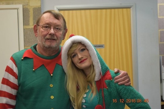 Another photo of Christmas jumper day at TPS he was such a lovely guy can’t believe he’s gone -Holly Cox