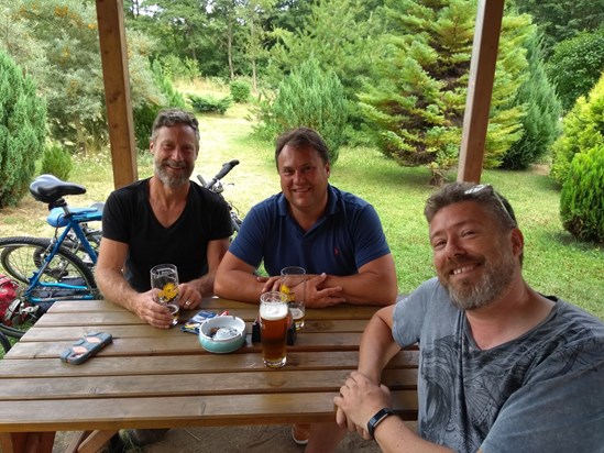A few pics from our perfect late summer weekend at the cabin in Czech 2019.  Dave impressing the local landlord with his GCSE Russian...I ask you who else would suddenly be able to hold a passable conversation in Russian?