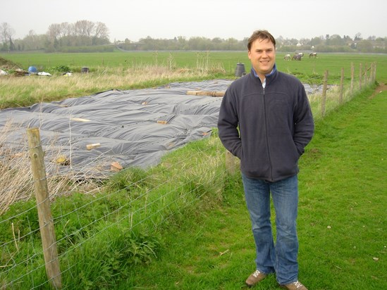 Farmer Dave! His allotment! 