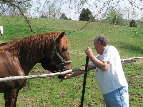 He loved his horses.