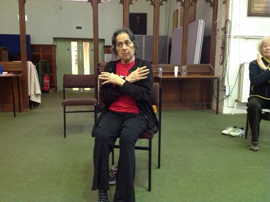 Bharti at Pace for Parkinson's dance class Finchley 18/11/15