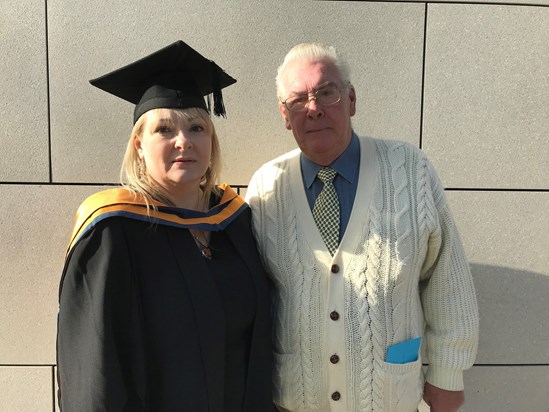 thanks dad for sharing my latest graduation ceremony love Poppy xx 