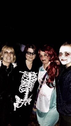 Fear fest evil 2017 Franny, Chloe, Louise and Vickie 