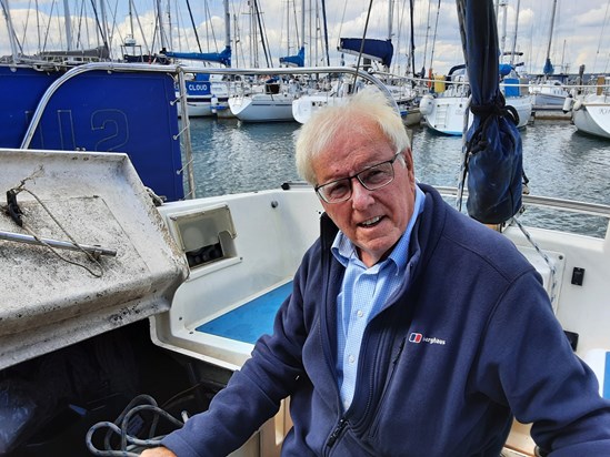 Continuing the theme of "Planes, Trains and Automobiles"; 1st June 2022, after fetching a new life raft + fuel can. Ian explainied the unusual cloud formations, then, after noticing active sea creatures, we discussed whether they were sea fans.