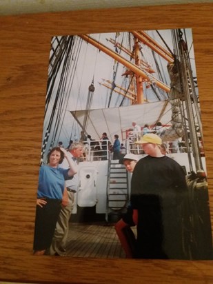 Ian at the navy days festival with us in Portsmouth 