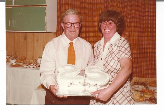 Bob & Audrey 25th wedding anniversary 1977