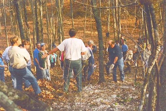 Andy conducting ginseng workshop in 2000
