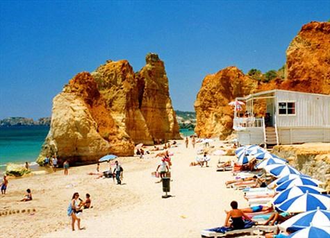 typical Algarve beach