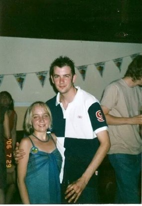  Lornz 18th party here  with her friend Ian