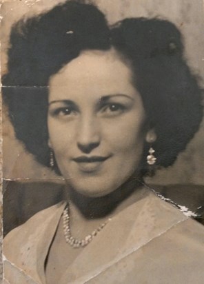 Nana looking very glamorous. 1940s or 50s?