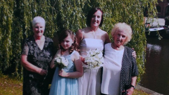 4 generations, Val, Niamh, Sam and Vera, 26th June 2009
