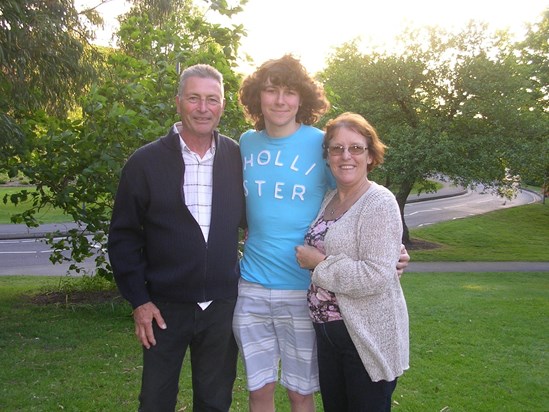 Mum, Dad and Jack - Surrey Uni 2015