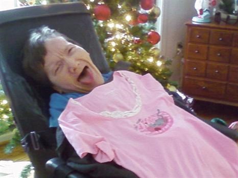 Christmas 2010, she didnt like the gown