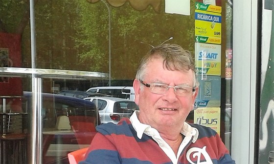 Joan's husband Keith who died on 1 April 2017.  