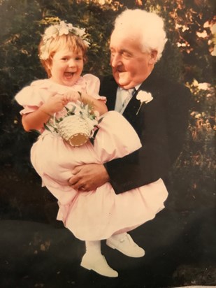 This is how I knew you, Grandpa. Always ready with a hug and something silly to say to make me giggle. xx