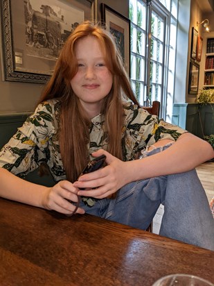 Lovely Eleanor at The Old Orchard Harefield on 2nd August 2022 for mum's birthday