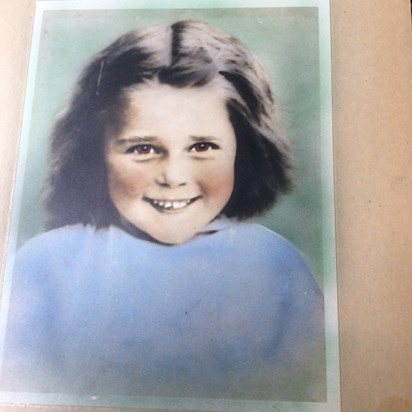 Mum aged about 4 years old