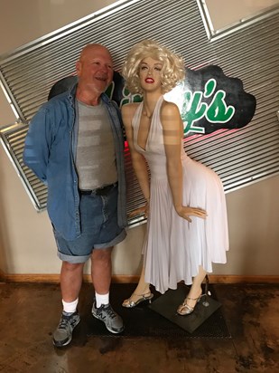 Steve and Marilyn Monroe in Hays, Kansas.