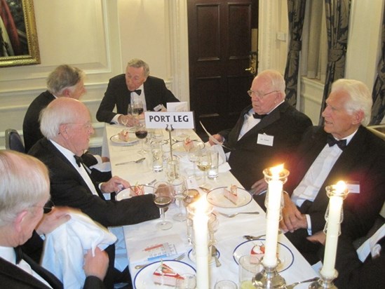 ULAS dinner 2012 - Bob Aubrey, Ron Cox, Peter Gaffney, Alan Tipper, Jim, Peter Royce