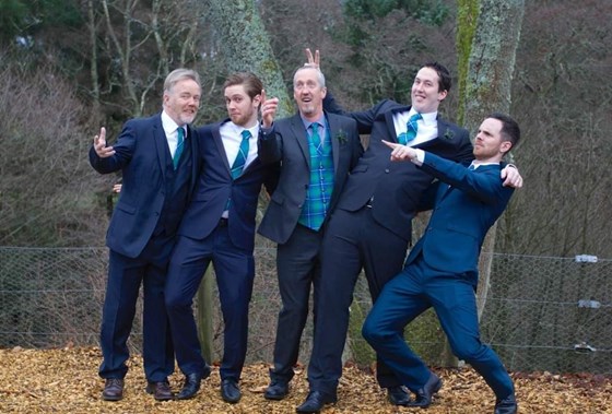 Pre-wedding gimpage with the tartan troubadours