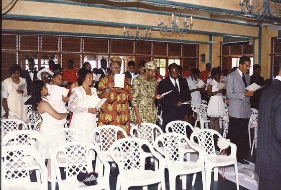 Mummy George & Shem's wedding 1999
