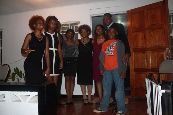 All of us and Grandkids 2   Mom's funeral Oct 4, 2014
