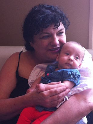 Mum with Imogen 27 August 2013
