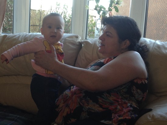Mum with Imogen 16 Feb 2014