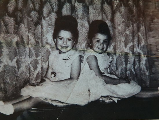 Early 1960s. Mum on left, Janis on right