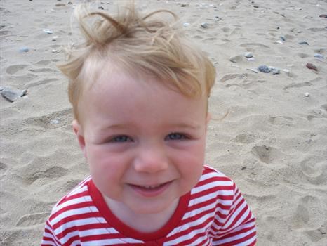 This was taken on the beach at Seaton in the summer, gorgeous smiling Alfie ! Xxxxx