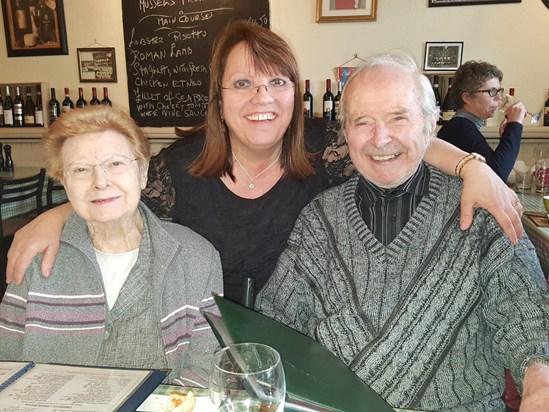 Nan, Carmela and Grandad