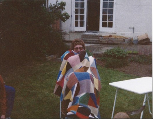 Gloria in the Garden at Upminster, about 1992