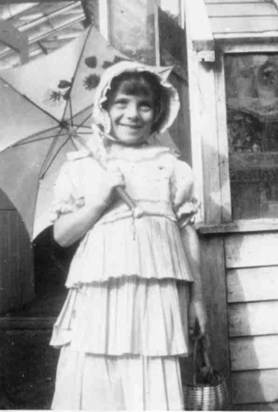 1937 Joan in fancy dress