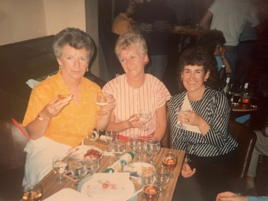 Jean with her friends Brenda and Anne x