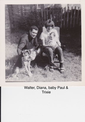 Walter Diana baby Paul & Trixie