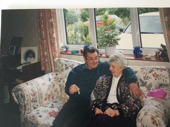 Auntie Diana and Uncle Walter at Grandma Roe’s, I found this is my Mum and Dads photos and thought it was so sweet