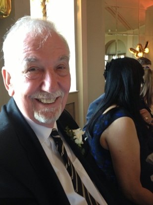 Dad at Daisy and James’ wedding - Cotswolds 2014