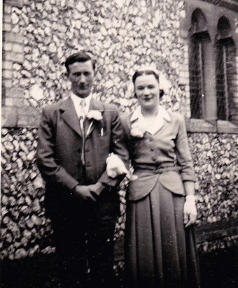 Wedding Day 17/04/1954