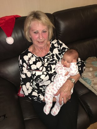 Nanny with Maisie - Christmas 2015
