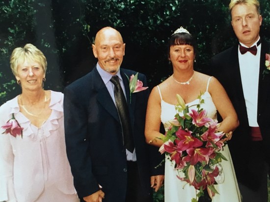 My wedding 5th July 2003 how different she looked then. R.I.P xxxx