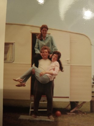 Dave's parents caravan mid 1960