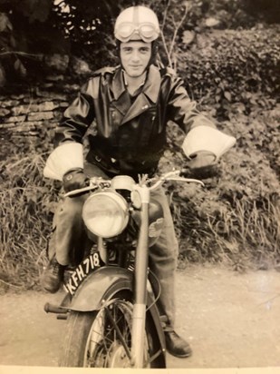 My father at 17 