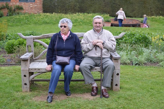 Mum & Dad, Coton Manor. May 2015