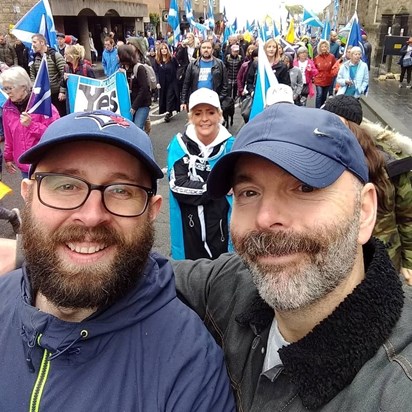 Independence march, Edinburgh