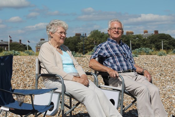 On Eastney Beach