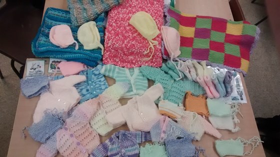 premature baby items made with your wool